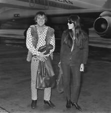American rock duo Sonny and Cher arrive at London Airport, UK, 22nd - Old Photo picture