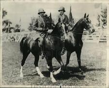 1929 Press Photo Julia and Mary Willest Westchester County Horse Show New York picture