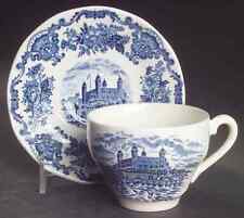 Wedgwood Royal Homes of Britain Blue Cup & Saucer 5952869 picture