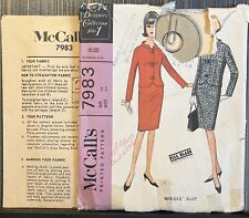 Vintage 1965 McCall’s 7983 Bill Blass Misses’ Suit Size 14 Bust 34 Cut Complete picture