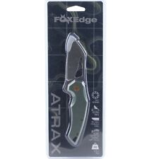 Fox Edge Atrax Linerlock Folding Knife Aluminum Handle Pocket Clip picture