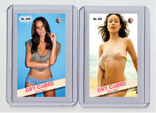 Olivia Munn rare MH Dry Cured #'d x/3 Tobacco card no. 609 picture