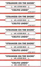 Five Jukebox Title Strips - Mr. Acker Bilk: 
