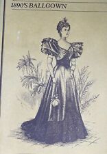 UNCUT Unique Patterns of Historical Fashion 1890s Ballgown Sizes 8-14 892 picture