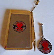 Vintage Souvenirs Notepad , keychain ,  Reading Fairgrounds Speedway Auto Racing picture