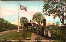 Monticello VA-Virginia, Slave Quarters, Shop, Honeymoon Lodge Vintage Postcard picture