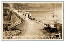 c1910's Ripogenus Dam Cars Scene Greenville Maine ME RPPC Photo Antique Postcard picture