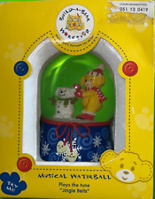 Build A Bear Workshop Musical Waterball  Plays Jingle Bells Snow Globe Box Rare picture