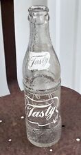 Vintage Tasty ACL Soda Bottle From XXX Bottler Jennings Louisiana 7 1/2 Oz picture