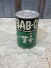 Vintage 1946 BAB-O Grease Dissolving Cleaner Unopened Sealed NOS picture