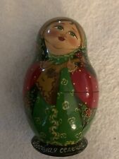 NWT Vintage Russian Stacking Dolls - 7 Wood/ Russian Words - $285 Original - 6