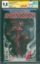 Invincible Iron Man 1 CGC 9.8 SS ⭐ SIGNED STAN LEE on 93RD BDAY ⭐ Granov Variant picture