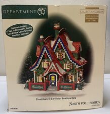 Department 56 Countdown To Christmas Headquarters, 56798. Pre-Owned picture