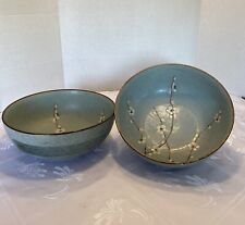 Japanese Kafuh Spring Cherry Blossom Bowls Blue Large picture