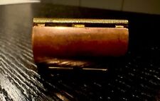 Gillette Gold Tech Double Edge Safety Razor Fat Handle  Made In USA Vintage picture