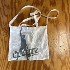 Disney's Newsies the musical merch canvas tote bag double handle style, gently u picture