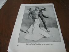 1918 Original POLITICAL CARTOON - WWI GERMANY Dances with DEATH World War One picture