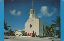 Northwood Baptist Church West Palm Beach Florida Chrome Vintage Post Card picture