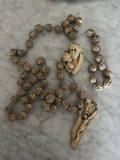 Vintage 1970’-80’s Massive Catholic Rosary Beads picture