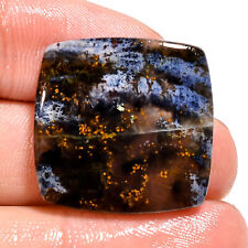 24.00 Cts. Natural Chatoyant Pietersite 24X24X5 MM Cushion Cab Loose Gemstone picture