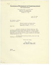 1933 Letter, General Petroleum Corporation of California, Portland, Oregon picture
