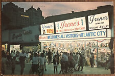 Postcard Irene’s Souvenir Shop Traymore Night Atlantic City, NJ A20 picture