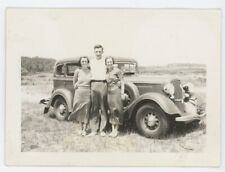 Vintage Photo Pretty Pals Barefoot Beachgoers Vacation Car Rides Newport RI 1936 picture