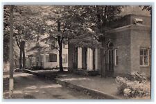 Lily Dale New York Postcard Library And Cottage Row Spiritualist Assembly c1940s picture