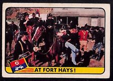 1967 A&BC - Legend of Custer - At Fort Hays CARD #13 WITH INDIAN STAMP  -EX/EX+ picture