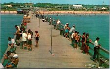 SC Myrtle Beach, 2nd Avenue Pier, People, Chrome Unposted c1970s picture