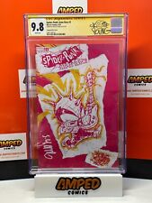 Spider-Punk Arms Race 1 Pink Punk Limit 1000 CGC 9.8 SIGNED Skottie Young label picture