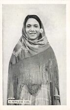 Postcard India Calcutta Kolkata Topical Indian Studies M. Ahmed Nepalese Girl picture
