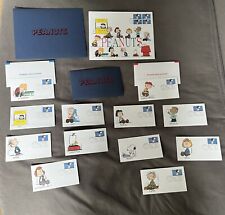 Vintage Retro 2001 Peanuts Gang Characters 1st DAY Stamped Envelopes picture