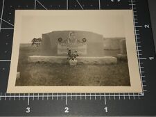 1940s 87th Division TOMBSTONE Graveyard Army Soldier Man Vintage Snapshot PHOTO picture