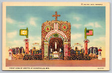 Vintage Postcard WI Dickeyville Grotto Front View -4755 picture