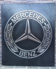 vintage Mercedes Benz Metal Sign(handmade) picture