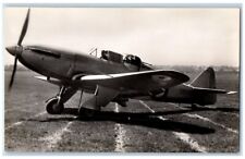 c1940's British RAF Defiant 2-Seater Fighter WWII RPPC Photo Unposted Postcard picture