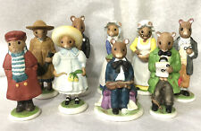Franklin Mint Figurine Lot Wood mouse Family Replacement Collectible ..... picture