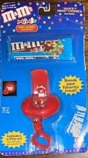 M&M's Minis Candy Hander Dispenser Clip-On Cap Candy Vintage 2002 Red New picture