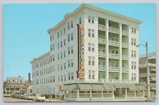 Postcard Bellevue Hotel 8th & Ocean Ave Ocean City New Jersey c1960's Unposted picture
