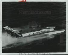 1984 Press Photo Hydroplane Race Boat in Water - sya15225 picture
