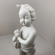 Andrea by Sadek Bisque Porcelain Angel  8.5” Cherub Figurine picture