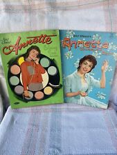 1959 Walt Disney’s Annette Funicello Coloring Book *Used* Disneyania Collectible picture
