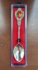 Vintage Souvenir Georgia Spoon Silver With Plastic Case.  picture