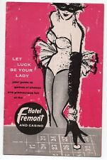 c1960 Hotel Fremont & Casino Booklet Gambling Brochure + Guide Las Vegas Nevada picture