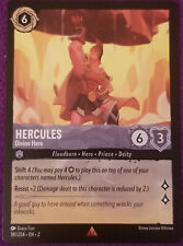 Disney Lorcana trading cards - Hercules Divine Hero 181/204 EN-2 Rare picture