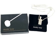MARY KAY FRAGRANCE PENDANT~EMPTY~VINTAGE~SILVER TONE~NIB~DISCONTINUED & RARE picture