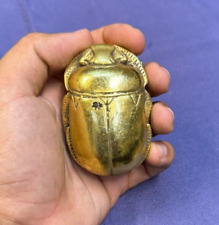 UNIQUE Ancient Egyptian Antiques Of Pharaonic Scarab Rare Antique Masterpiece BC picture