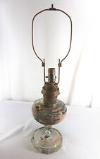 c1940s Washington Drape Oil Lamp Antique Glass Needs Cleaning Aladdin picture