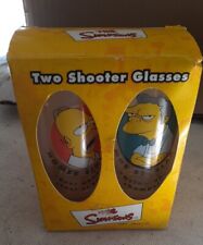 The Simpsons 2000 Two Shooter Glasses-Homer & Moe picture